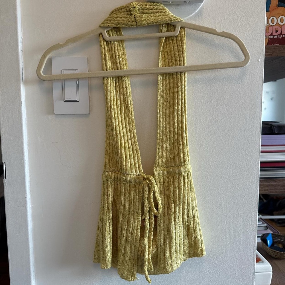 Sequin Knit Women's Halter